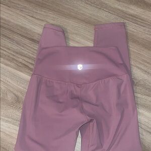 Pink High Waist Leggings for Activewear